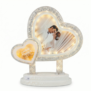 Cadre Photo LED Lumineux – Modèle Romantique 1
