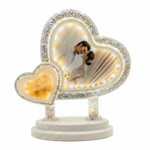 Cadre Photo LED Lumineux – Modèle Romantique 1 - Image 2